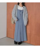 【ラジュール/Lajour】のデニムキャミワンピース 人気、トレンドファッション・服の通販 founy(ファニー) ファッション Fashion レディースファッション Fashion for Women ワンピース Dresses キャミソールワンピース Camisole Dresses スリット Slit, Slit Detail デニム Denim, Jeans Material トレンド Trend, Trending Now thumbnail ライトブルー|ID: prp329100004795231 ipo3291000000034791792