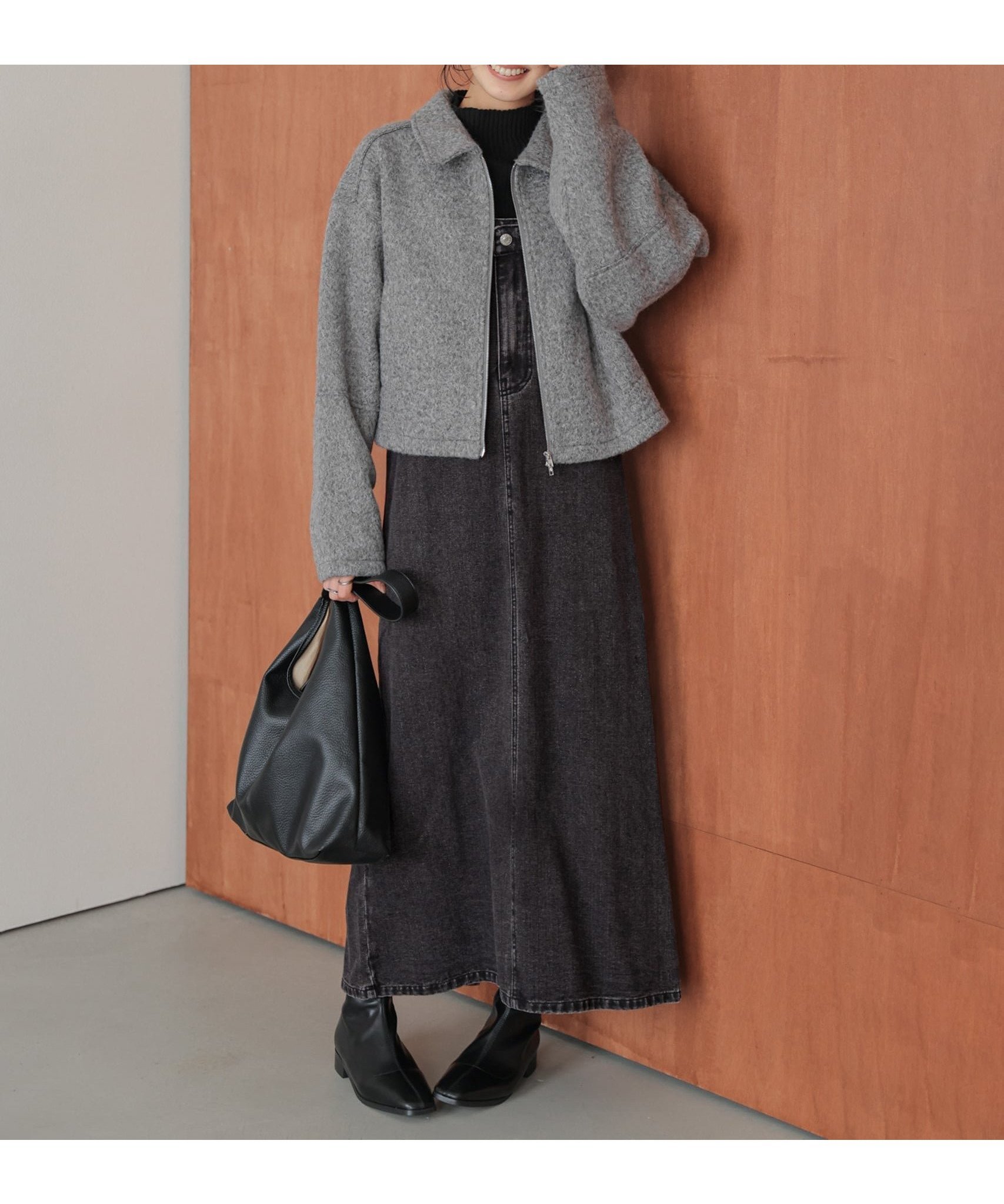 【ラジュール/Lajour】のデニムキャミワンピース インテリア・キッズ・メンズ・レディースファッション・服の通販 founy(ファニー) 　ファッション　Fashion　レディースファッション　Fashion for Women　ワンピース　Dresses　キャミソールワンピース　Camisole Dresses　スリット　Slit, Slit Detail　デニム　Denim, Jeans Material　トレンド　Trend, Trending Now　ウォッシュブラック|ID: prp329100004795231 ipo3291000000034791795