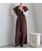 【ローリーズファーム/LOWRYS FARM】のシャーリングベロアサロペ ブラウン58|ID: prp329100004795238 ipo3291000000034791856