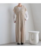 【ローリーズファーム/LOWRYS FARM】のシャーリングベロアサロペ アイボリー08|ID: prp329100004795238 ipo3291000000034791857