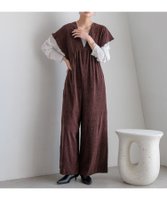 【ローリーズファーム/LOWRYS FARM】のシャーリングベロアサロペ 人気、トレンドファッション・服の通販 founy(ファニー) ファッション Fashion レディースファッション Fashion for Women トップス・カットソー Cut & Sew Tops ベロアトップス Velour Tops / Velvet-Look Items おすすめ Recommended / Our Picks インナー Innerwear ドレープ Drape, Draping Fabric ベロア Velour, Soft Velvet 秋 Autumn |ID:prp329100004795238