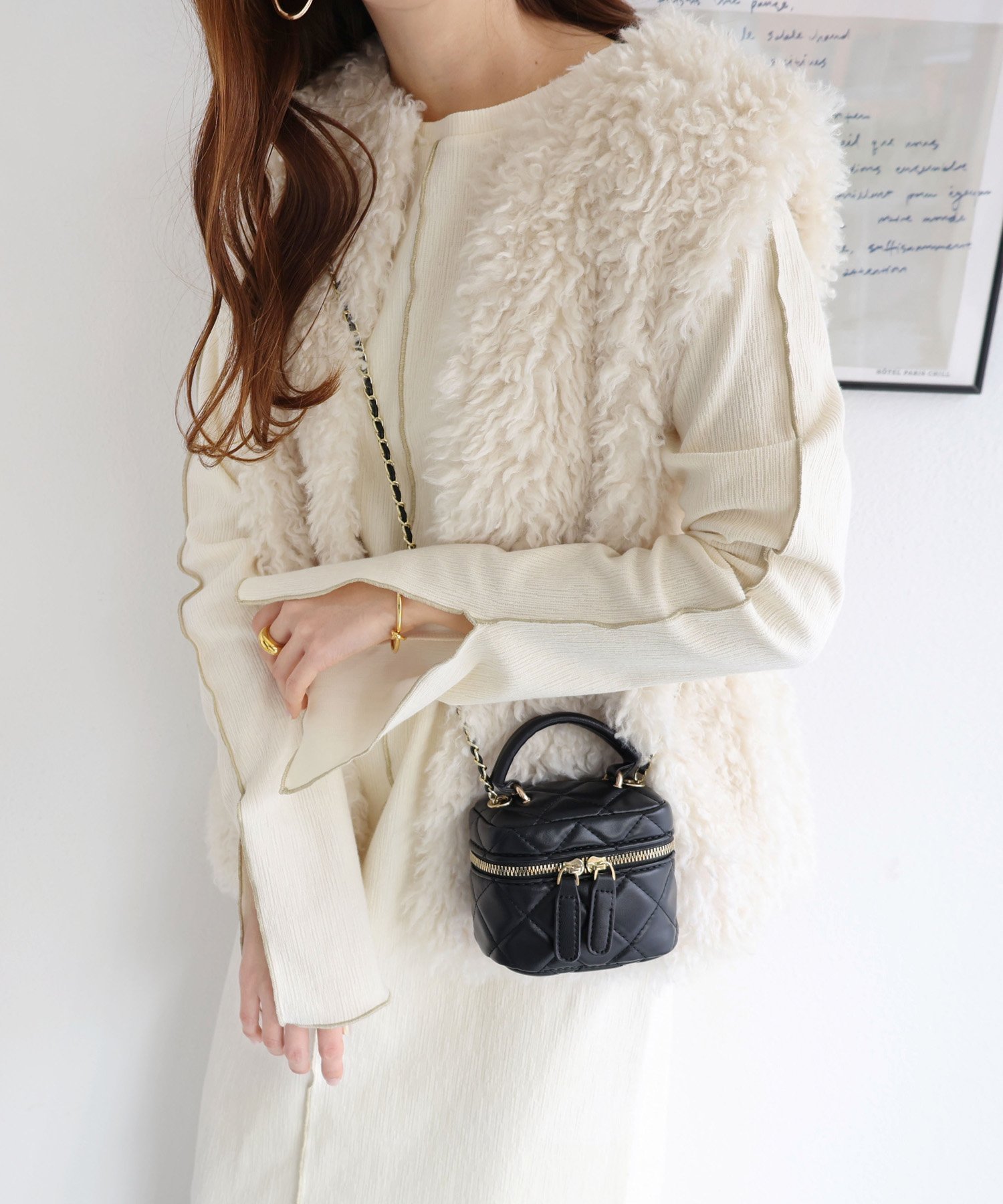 【アンドミー/andme】の楊柳 配色 メロー 長袖 ワンピース インテリア・キッズ・メンズ・レディースファッション・服の通販 founy(ファニー) ファッション Fashion レディースファッション Fashion for Women ワンピース Dresses スリット Slit, Slit Detail 長袖 Long Sleeve, Full Sleeve フィット Fit, Slim Fit ラウンド Round, Round Neck 楽ちん Easy Fit, Comfortable エレガント 上品 Elegant エクリュ|ID: prp329100004795244 ipo3291000000034791896