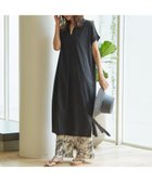 【アバハウスマヴィ/abahouse mavie】の【大人のいちまんワンピ】シルケット天竺スキッパーワンピース 人気、トレンドファッション・服の通販 founy(ファニー) ファッション Fashion レディースファッション Fashion for Women ワンピース Dresses おすすめ Recommended / Our Picks カットソー Cut and Sewn Top シルケット Silket, Silky Cotton スキッパー Skipper, Open Collar スリット Slit, Slit Detail プリーツ Pleats, Pleated ポケット Pocket, Pocket Detail 人気 Popular, Best Seller thumbnail ブラック|ID: prp329100004795253 ipo3291000000034844077