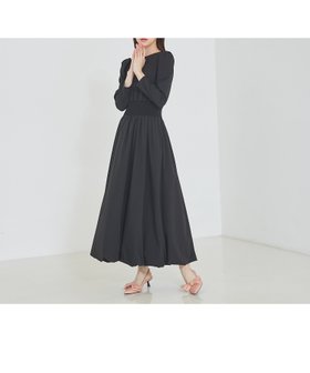 【セルフィスト/SELFIST】のウエストリブバルーンワンピース 人気、トレンドファッション・服の通販 founy(ファニー) ファッション Fashion レディースファッション Fashion for Women ワンピース Dresses インナー Innerwear スリット Slit, Slit Detail ビスチェ Bustier, Corset Top リブニット Rib Knit, Ribbed Knit |ID:prp329100004795265