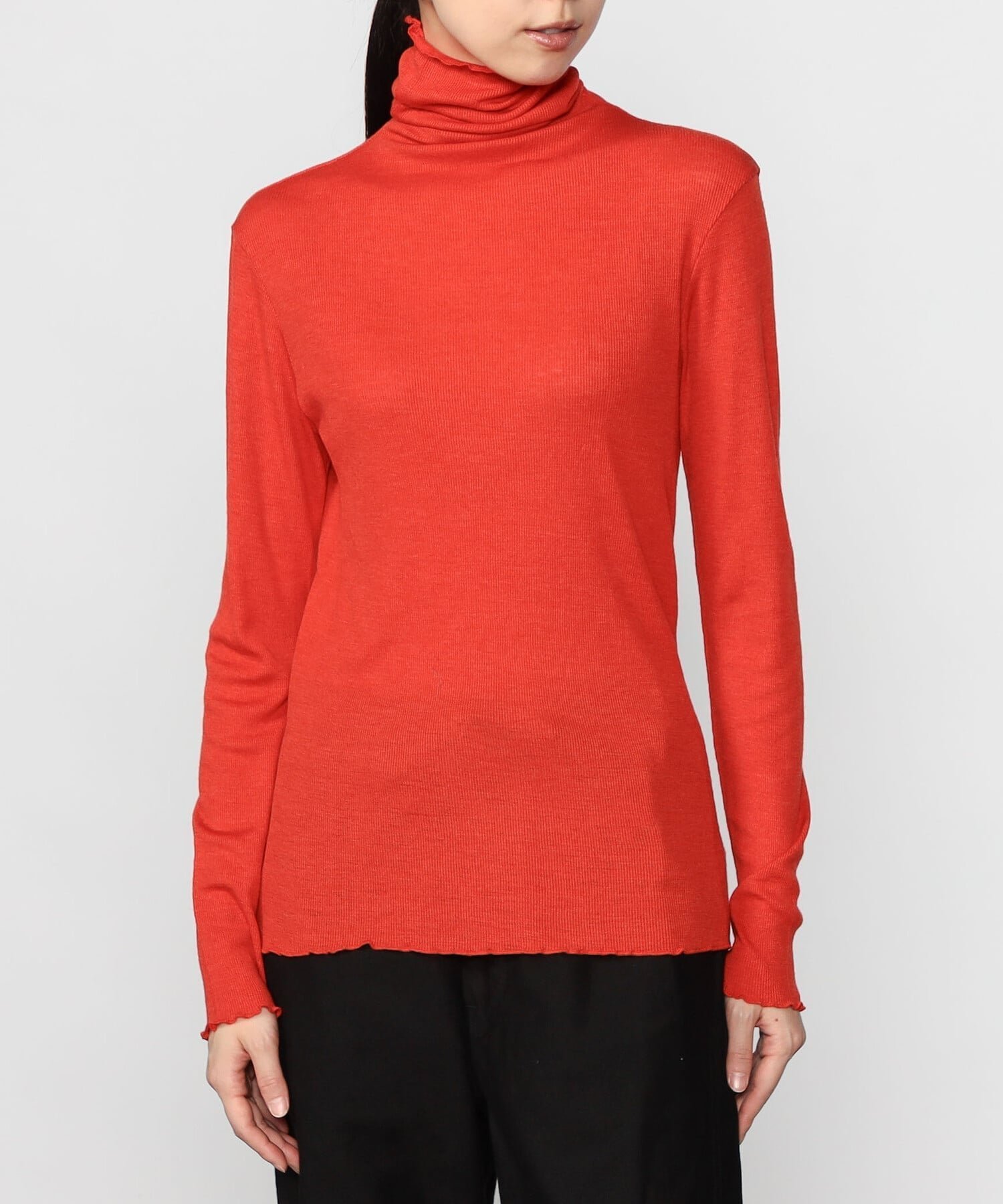 【ビショップ/Bshop】のウールシルク ボトルネックプルオーバー WOMEN インテリア・キッズ・メンズ・レディースファッション・服の通販 founy(ファニー) ファッション Fashion レディースファッション Fashion for Women トップス・カットソー Cut & Sew Tops カジュアルプルオーバー・ニットトップス Pullovers & Knit Tops / Casual Pullovers おすすめ Recommended / Our Picks シアー Sheer, See-Through シルク Silk, 100% Silk ベーシック Basic, Essential ボトルネック Bottle Neck, Mock Neck ワーク Workwear, Utility Style エレガント 上品 Elegant 夏 Summer 春 Spring S/S・春夏 SS, Spring/Summer, Warm Season 長袖 Long Sleeve, Full Sleeve RED|ID: prp329100004795271 ipo3291000000034884342