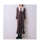【セルフィスト/SELFIST】の2wayベロアマーメイドワンピース 人気、トレンドファッション・服の通販 founy(ファニー) ファッション Fashion レディースファッション Fashion for Women ワンピース Dresses おすすめ Recommended / Our Picks ガーリー Girly, Feminine Style クラシカル Classical, Vintage-Inspired ショート Short, Short Length シンプル Simple, Minimal ヘアアクセ Hair Accessory, Hair Clip レース Lace, Lace Fabric エレガント 上品 Elegant A/W・秋冬 Autumn/Winter thumbnail スモークピンク|ID: prp329100004795274 ipo3291000000034843667