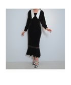 【セルフィスト/SELFIST】の2wayベロアマーメイドワンピース 人気、トレンドファッション・服の通販 founy(ファニー) ファッション Fashion レディースファッション Fashion for Women ワンピース Dresses おすすめ Recommended / Our Picks ガーリー Girly, Feminine Style クラシカル Classical, Vintage-Inspired ショート Short, Short Length シンプル Simple, Minimal ヘアアクセ Hair Accessory, Hair Clip レース Lace, Lace Fabric エレガント 上品 Elegant A/W・秋冬 Autumn/Winter thumbnail ブラック|ID: prp329100004795274 ipo3291000000034843668