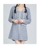 【セルフィスト/SELFIST】のラメフリンジミニワンピース 人気、トレンドファッション・服の通販 founy(ファニー) ファッション Fashion レディースファッション Fashion for Women ワンピース Dresses インナー Innerwear エレガント 上品 Elegant カーディガン Cardigan, Knitwear クラシカル Classical, Vintage-Inspired フレア Flare, Flared リブニット Rib Knit, Ribbed Knit thumbnail グレー|ID: prp329100004795278 ipo3291000000034843678