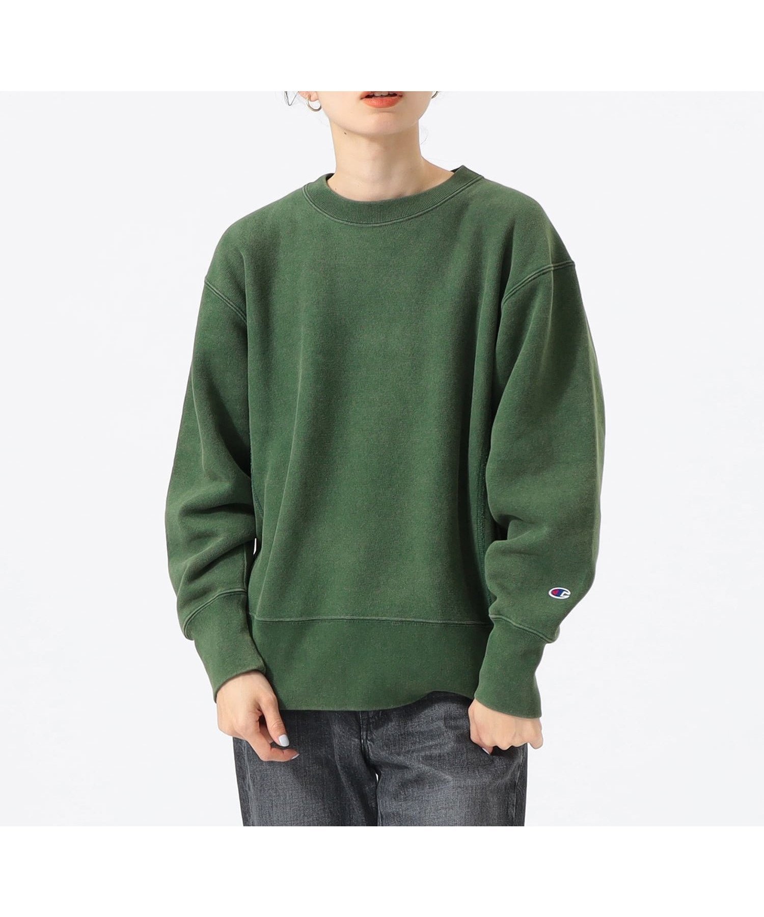 【ビームス ウイメン/BEAMS】の【別注】Champion / バックプリント リバースウィーブ クルー スウェット 25AW インテリア・キッズ・メンズ・レディースファッション・服の通販 founy(ファニー) ファッション Fashion レディースファッション Fashion for Women トップス・カットソー Cut & Sew Tops レディースパーカー・カジュアルフーディー Casual Hoodies & Sweatshirts スウェット・クルーネックトップス Sweatshirts & Crewnecks / Relaxed Fit Sweat Tops バッグ Bags ヴィンテージ Vintage Style スウェット / スエット Sweatshirt, Sweatwear スポーツ Sports, Activewear セットアップ Set-Up, Coordinated Outfit デニム Denim, Jeans Material バランス Balance, Style Balance フィット Fit, Slim Fit プリント Print, Printed Pattern 別注 Limited Edition, Custom Order ユーズド Used, Vintage-Look おすすめ Recommended / Our Picks 2025年 2025 2025-2026秋冬・A/W Autumn/Winter 2025–26 AW25–26 D.GRN|ID: prp329100004795280 ipo3291000000034792106