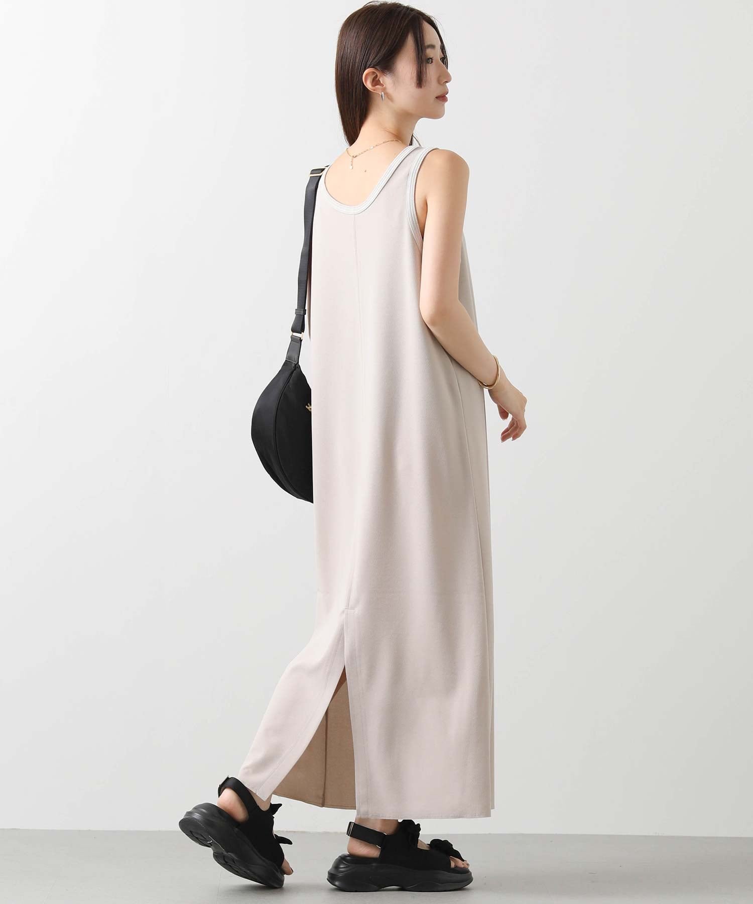 【グレディブリリアン/Gready Brilliant】のカットジョーゼット2wayノースリーブワンピース インテリア・キッズ・メンズ・レディースファッション・服の通販 founy(ファニー) ファッション Fashion レディースファッション Fashion for Women ワンピース Dresses シンプル Simple, Minimal ジョーゼット Georgette, Semi-Sheer Fabric ストレッチ Stretch, Stretchy Fabric ストレート Straight, Straight Cut ノースリーブ Sleeveless, No-Sleeve GRJ|ID: prp329100004795284 ipo3291000000034843699