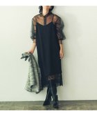 【グレディブリリアン/Gready Brilliant】のGready Brilliant/1_LUサテンレースキャミ BLK|ID: prp329100004795289 ipo3291000000034792145