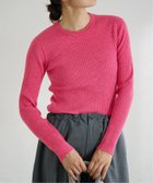 【イエナ/IENA】のEXメリノリブ クルーネックプルオーバー ピンク A|ID:prp329100004795295