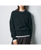 【ノーク/N.O.R.C】の【CASHMERE100%】カシミヤクルーネックニット ブラック|ID: prp329100004795300 ipo3291000000034792191