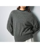 【ノーク/N.O.R.C】の【CASHMERE100%】カシミヤクルーネックニット チャコール|ID: prp329100004795300 ipo3291000000034792192