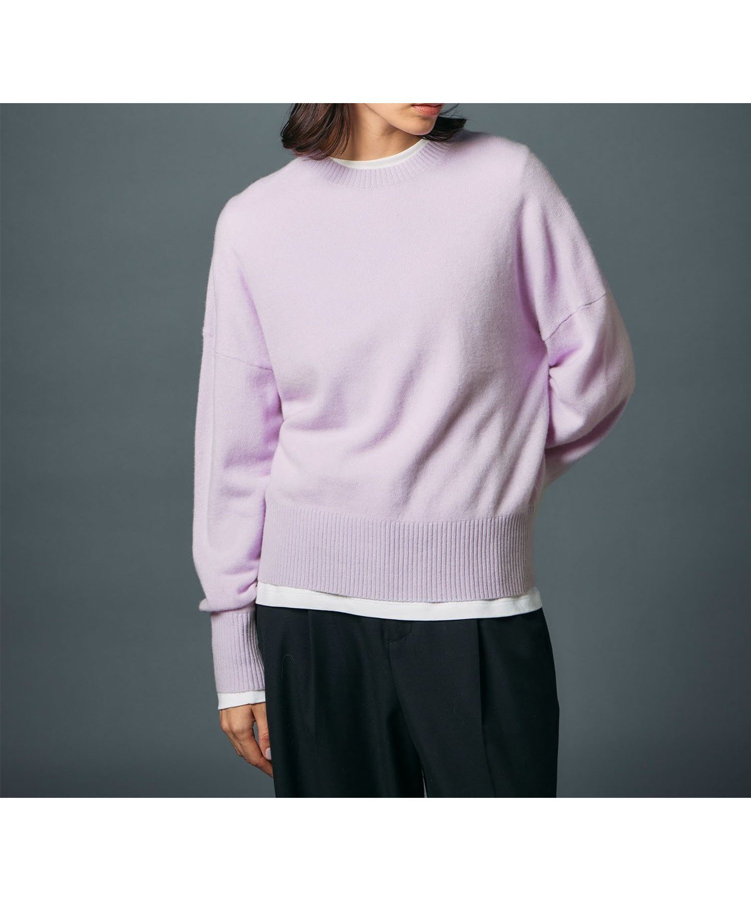 【ノーク/N.O.R.C】の【CASHMERE100%】カシミヤクルーネックニット インテリア・キッズ・メンズ・レディースファッション・服の通販 founy(ファニー) ファッション Fashion レディースファッション Fashion for Women トップス・カットソー Cut & Sew Tops ニット Knit Tops & Sweaters インナー Innerwear シンプル Simple, Minimal バランス Balance, Style Balance フィット Fit, Slim Fit ベーシック Basic, Essential リラックス Relax, Relaxed Fit 冬 Winter / This Winter ライラック|ID: prp329100004795300 ipo3291000000034792196