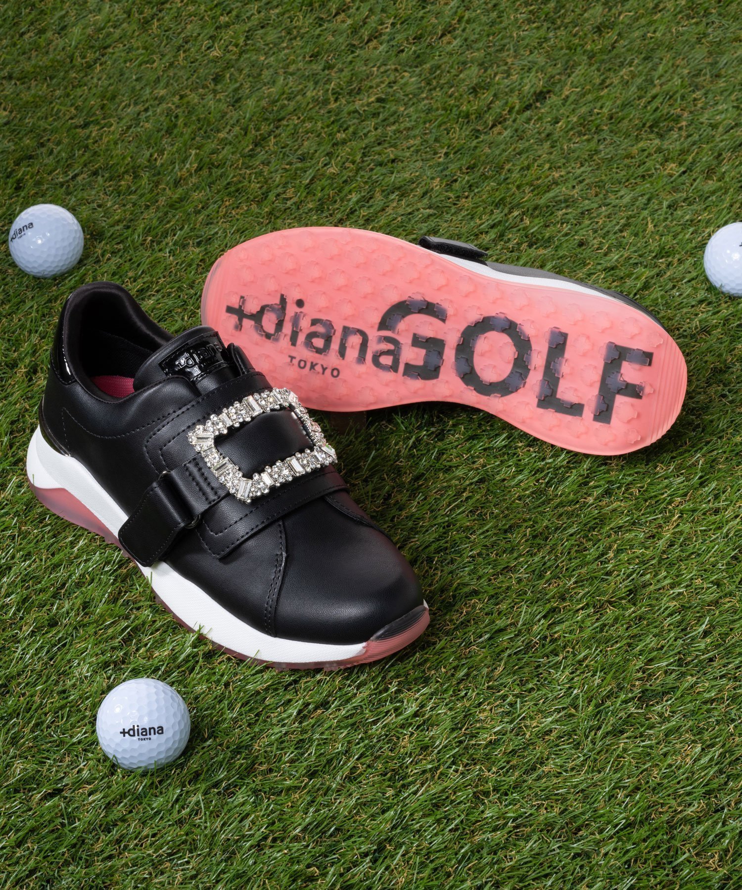 【プラスダイアナ/plus diana】の【+dianaGOLF】バックル付きゴルフシューズ 人気、トレンドファッション・服の通販 founy(ファニー) ファッション Fashion レディースファッション Fashion for Women バッグ Bags インソール Shoe Insole クリスタル Crystal, Swarovski サテン Satin, Glossy Fabric シューズ Shoes, Footwear スウィング Swing, Flare Movement スニーカー Sneakers, Trainers スマート Smart, Elegant ソックス Socks, Hosiery 定番 Standard, Basic Item フェミニン Feminine, Girly プリント Print, Printed Pattern レース Lace, Lace Fabric 再入荷 Restock / Back in Stock 日本製 Made In Japan ゴルフ Golf 新作・新入荷 New Arrivals / New In other-1|ID: prp329100004795301 ipo3291000000034792195