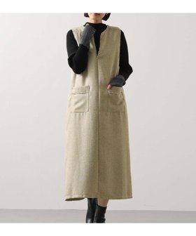 【グレディブリリアン/Gready Brilliant】のGready Brilliant/2_ツィードキーネックJSK 人気、トレンドファッション・服の通販 founy(ファニー) ファッション Fashion レディースファッション Fashion for Women スカート Skirts ツイード/ツィード Choker, Choker Necklace フリンジ Fringe, Tassel ポケット Pocket, Pocket Detail エレガント 上品 Elegant |ID:prp329100004795305