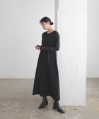 【リアン/Lian】のリブフレアニットワンピース 人気、トレンドファッション・服の通販 founy(ファニー) ファッション Fashion レディースファッション Fashion for Women ワンピース Dresses ニットワンピース Knit Dresses フレア Flare, Flared thumbnail ブラック|ID: prp329100004795317 ipo3291000000034792299