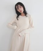 【リアン/Lian】のリブフレアニットワンピース 人気、トレンドファッション・服の通販 founy(ファニー) ファッション Fashion レディースファッション Fashion for Women ワンピース Dresses ニットワンピース Knit Dresses フレア Flare, Flared thumbnail アイボリー|ID: prp329100004795317 ipo3291000000034792302