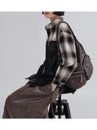 【ラシュッド/LASUD】のシアーレイヤードリバーシブルチェックシャツ 人気、トレンドファッション・服の通販 founy(ファニー) ファッション Fashion レディースファッション Fashion for Women トップス・カットソー Cut & Sew Tops シャツ・ブラウス・オフィスカジュアル Elegant Blouses & Button-Ups インナー Innerwear シアー Sheer, See-Through スラックス Slacks, Dress Pants タートル Turtleneck, Turtle Collar チェック Check, Plaid, Tartan デニム Denim, Jeans Material バランス Balance, Style Balance thumbnail キャメル|ID: prp329100004795320 ipo3291000000034986865