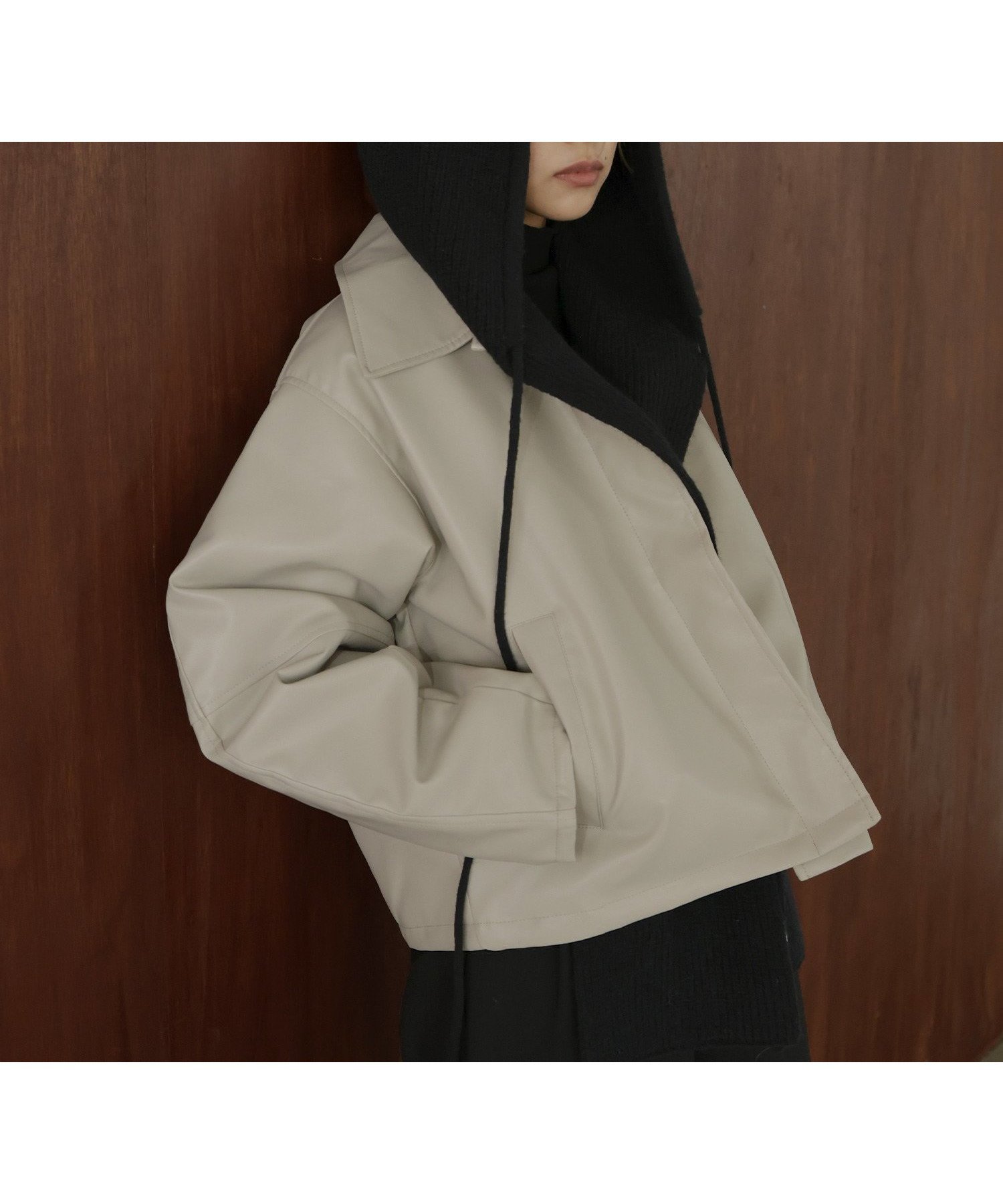 【ヘラム/hellam】のバラクラバ風フードニットマフラー インテリア・キッズ・メンズ・レディースファッション・服の通販 founy(ファニー) 　ファッション　Fashion　レディースファッション　Fashion for Women　トップス・カットソー　Cut & Sew Tops　ニット　Knit Tops & Sweaters　マフラー・スヌード / 冬小物の定番　Scarves & Mufflers　バラクラバ　Balaclava　マフラー　Scarf, Muffler　ブラック|ID: prp329100004795330 ipo3291000000034792361