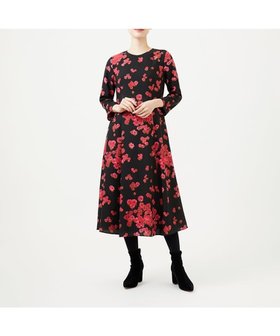 【シビラ/SYBILLA】のピンクマーガレットプリントドレス 人気、トレンドファッション・服の通販 founy(ファニー) ファッション Fashion レディースファッション Fashion for Women ワンピース Dresses フォーマル・パーティードレス・結婚式用ドレス Elegant & Casual Dresses おすすめ Recommended / Our Picks アンティーク Antique-Inspired ドレス Dress, One-Piece フィット Fit, Slim Fit フレア Flare, Flared エレガント 上品 Elegant 冬 Winter / This Winter 夏 Summer 春 Spring 秋 Autumn |ID:prp329100004795340