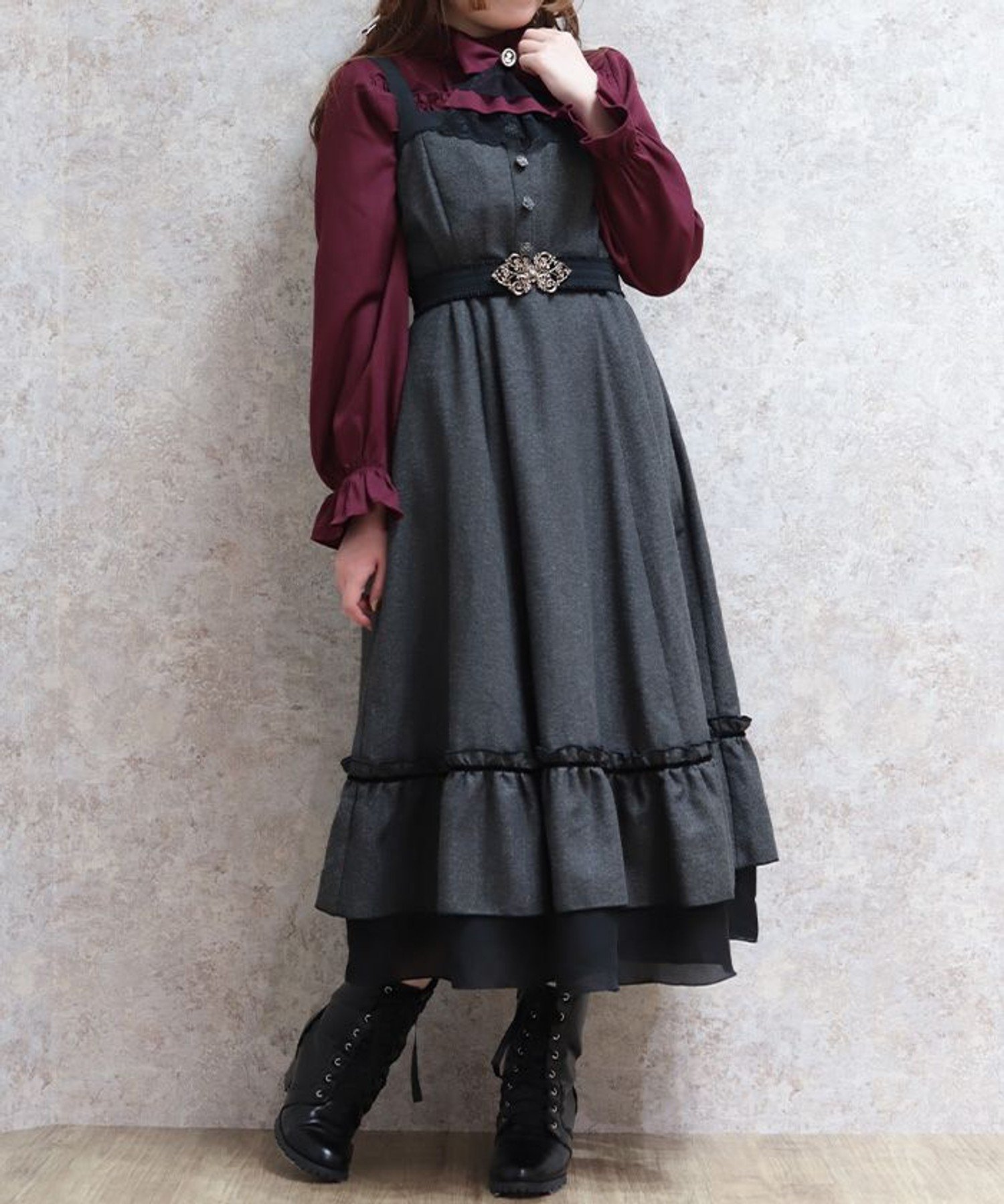 【アクシーズファム/axes femme】のヘリンボンジャンスカ インテリア・キッズ・メンズ・レディースファッション・服の通販 founy(ファニー) ファッション Fashion レディースファッション Fashion for Women おすすめ Recommended / Our Picks カットソー Cut and Sewn Top クラシカル Classical, Vintage-Inspired ショート Short, Short Length セットアップ Set-Up, Coordinated Outfit バランス Balance, Style Balance フリル Frill, Ruffle エレガント 上品 Elegant 切替 Switching, Contrast Panel 黒|ID: prp329100004795342 ipo3291000000034792412