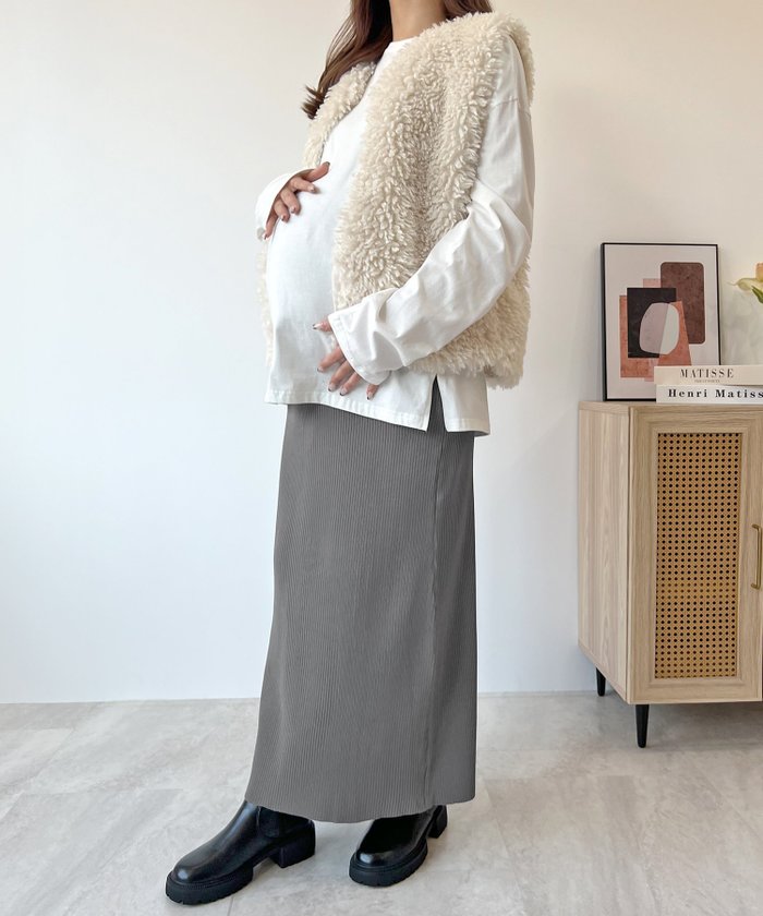 【フューティアランド/Futier Land / KIDS】のマタニティスカート(産前・産後対応) インテリア・キッズ・メンズ・レディースファッション・服の通販 founy(ファニー) https://founy.com/ ファッション Fashion キッズファッション Fashion for Kids カーディガン Cardigan, Knitwear シンプル Simple, Minimal チェック Check, Plaid, Tartan リブニット Rib Knit, Ribbed Knit 楽ちん Easy Fit, Comfortable 再入荷 Restock / Back in Stock おすすめ Recommended / Our Picks |ID: prp329100004795343 ipo3291000000034932597