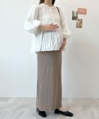 【フューティアランド/Futier Land / KIDS】のマタニティスカート(産前・産後対応) グレージュ|ID: prp329100004795343 ipo3291000000034932607