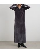 【ミースロエ/MIESROHE】のベロアリラクシングフーディワンピース 人気、トレンドファッション・服の通販 founy(ファニー) ファッション Fashion レディースファッション Fashion for Women ワンピース Dresses スマート Smart, Elegant デコルテ Décolleté, Neckline ベロア Velour, Soft Velvet マキシ Maxi, Full Length リラックス Relax, Relaxed Fit thumbnail GRY[006]|ID: prp329100004795345 ipo3291000000034792422
