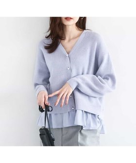 【エムケイ ミッシェルクラン/MK MICHEL KLEIN】のペプラムデザインVネックニットカーディガン/洗える 人気、トレンドファッション・服の通販 founy(ファニー) ファッション Fashion レディースファッション Fashion for Women トップス・カットソー Cut & Sew Tops ニット Knit Tops & Sweaters カーディガン・羽織り Layered Style Cardigans Vネックトップス V-Neck Tops / V-Cut Neckline Shirts おすすめ Recommended / Our Picks カーディガン Cardigan, Knitwear シフォン Chiffon, Lightweight Fabric トレンド Trend, Trending Now パール Pearl, Pearl Accent ペプラム Peplum, Flared Hem 今季 This Season, Current Season 冬 Winter / This Winter 夏 Summer 春 Spring 洗える Machine Washable 畦 Ribbed Knit 秋 Autumn |ID:prp329100004795346