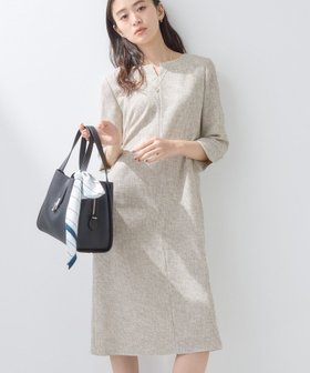 【インディヴィ/INDIVI】の【軽量/セレモニー/SETUP可能】ストレッチツイードAラインワンピース 人気、トレンドファッション・服の通販 founy(ファニー) ファッション Fashion レディースファッション Fashion for Women ワンピース Dresses Aラインワンピース・フレアシルエット A-Line Dresses / Flared Silhouette Dresses おすすめ Recommended / Our Picks ジャケット Jacket, Outerwear ストレッチ Stretch, Stretchy Fabric スマート Smart, Elegant スリット Slit, Slit Detail セレモニー Ceremony ツイード Twill, Twill Weave ネックレス Necklace, Pendant Necklace パール Pearl, Pearl Accent フロント Front, Front Design ポケット Pocket, Pocket Detail 軽量 Lightweight, Ultra Light |ID:prp329100004795353