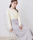 【クチュール ブローチ/Couture Brooch】の【通勤】スクエアネック バイカラー ニットワンピース 人気、トレンドファッション・服の通販 founy(ファニー) ファッション Fashion レディースファッション Fashion for Women ワンピース Dresses ニットワンピース Knit Dresses 2026年 2026 スクエア Square, Square Shape スマート Smart, Elegant デコルテ Décolleté, Neckline エレガント 上品 Elegant ビジネス 仕事 通勤 Business / Work / Commuting thumbnail オフホワイト|ID: prp329100004795354 ipo3291000000034861826