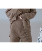 【ラジュール/Lajour】の上下セットふわもちルームウェア ブラウン|ID: prp329100004795361 ipo3291000000034899800