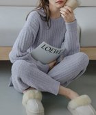 【ラジュール/Lajour】の上下セットふわもちルームウェア ブルー|ID: prp329100004795361 ipo3291000000034899803