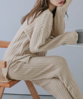 【ラジュール/Lajour】の上下セットふわもちルームウェア 人気、トレンドファッション・服の通販 founy(ファニー) ファッション Fashion レディースファッション Fashion for Women スリット Slit, Slit Detail |ID:prp329100004795361
