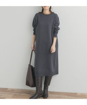 【アーバンリサーチ ドアーズ/URBAN RESEARCH DOORS】のバイカラーKNITワンピース 人気、トレンドファッション・服の通販 founy(ファニー) ファッション Fashion レディースファッション Fashion for Women ワンピース Dresses シンプル Simple, Minimal ストレート Straight, Straight Cut ダウン Down, Puffer 冬 Winter / This Winter A/W・秋冬 Autumn/Winter おすすめ Recommended / Our Picks エレガント 上品 Elegant 2025年 2025 2025-2026秋冬・A/W Autumn/Winter 2025–26 AW25–26 |ID:prp329100004795374