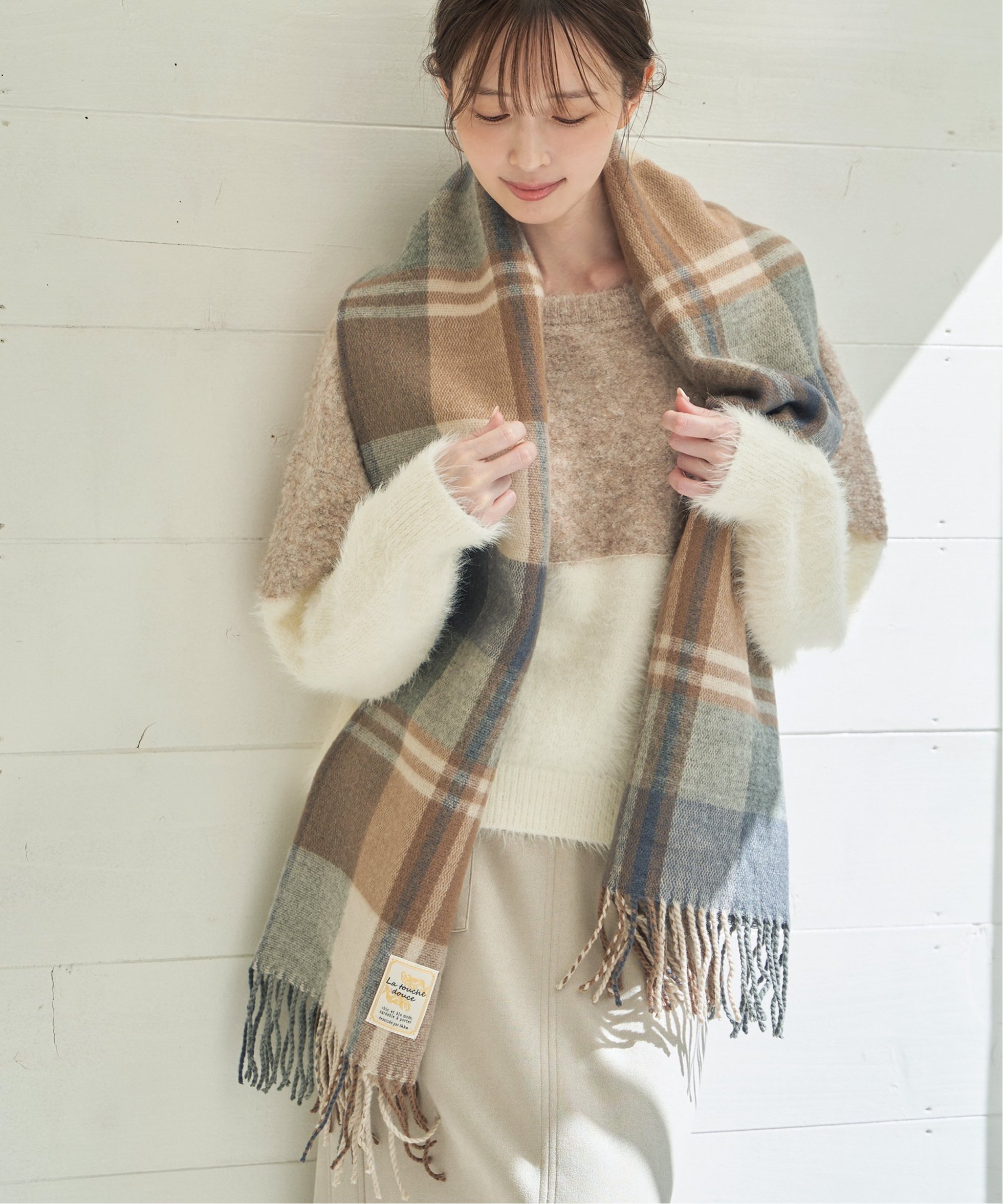 【イッカ/ikka】のウォッシャブルマルチチェックマフラー インテリア・キッズ・メンズ・レディースファッション・服の通販 founy(ファニー) 　ファッション　Fashion　レディースファッション　Fashion for Women　マフラー・スヌード / 冬小物の定番　Scarves & Mufflers　アクリル　Acrylic Material　チェック　Check, Plaid, Tartan　トレンド　Trend, Trending Now　マフラー　Scarf, Muffler　定番　Standard, Basic Item　ブラウンケイ|ID: prp329100004795375 ipo3291000000034792590