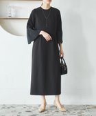 【アーバンリサーチ/URBAN RESEARCH】のフレアスリーブワンピース 人気、トレンドファッション・服の通販 founy(ファニー) ファッション Fashion レディースファッション Fashion for Women ワンピース Dresses 2026年 2026 おすすめ Recommended / Our Picks シンプル Simple, Minimal ジャケット Jacket, Outerwear ストレッチ Stretch, Stretchy Fabric ツイード Twill, Twill Weave フォーマル Formal, Dressy フリル Frill, Ruffle エレガント 上品 Elegant 夏 Summer S/S・春夏 SS, Spring/Summer, Warm Season thumbnail ブラック|ID: prp329100004795385 ipo3291000000034792617