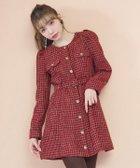 【レディアゼル/REDYAZEL】のMIXツイードパフスリーブミニワンピース 人気、トレンドファッション・服の通販 founy(ファニー) ファッション Fashion レディースファッション Fashion for Women ワンピース Dresses ツイード Twill, Twill Weave ホリデーシーズン Holiday Season エレガント 上品 Elegant thumbnail ボルドー|ID: prp329100004795391 ipo3291000000034832870