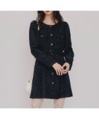【レディアゼル/REDYAZEL】のMIXツイードパフスリーブミニワンピース 人気、トレンドファッション・服の通販 founy(ファニー) ファッション Fashion レディースファッション Fashion for Women ワンピース Dresses ツイード Twill, Twill Weave ホリデーシーズン Holiday Season エレガント 上品 Elegant thumbnail ブラック|ID: prp329100004795391 ipo3291000000034832872