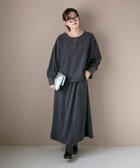 【ルクールブラン/le.coeur blanc】の《手洗い可能》カットコーデュロイ2WAYプル×スカートセット C/グレー|ID: prp329100004795392 ipo3291000000034792655