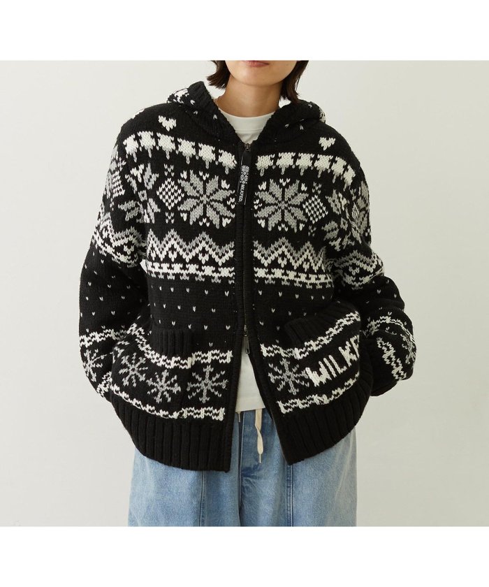 【ミルクフェド/MILKFED.】のMILKFED./SNOW PATTERN COWICHAN KNIT JKT インテリア・キッズ・メンズ・レディースファッション・服の通販 founy(ファニー) https://founy.com/ ファッション Fashion レディースファッション Fashion for Women トップス・カットソー Cut & Sew Tops ニット Knit Tops & Sweaters センター Center, Center Line A/W・秋冬 Autumn/Winter |ID: prp329100004795396 ipo3291000000034792665