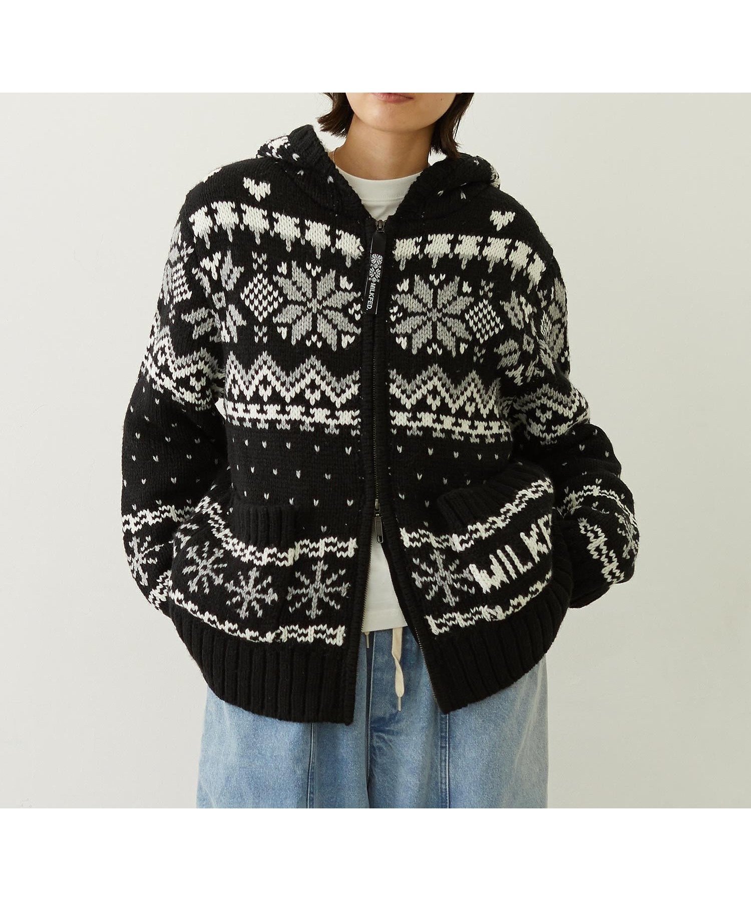 【ミルクフェド/MILKFED.】のMILKFED./SNOW PATTERN COWICHAN KNIT JKT 人気、トレンドファッション・服の通販 founy(ファニー) 　ファッション　Fashion　レディースファッション　Fashion for Women　トップス・カットソー　Cut & Sew Tops　ニット　Knit Tops & Sweaters　センター　Center, Center Line　A/W・秋冬　Autumn/Winter　 other-1|ID: prp329100004795396 ipo3291000000034792665