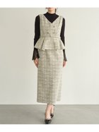 【リリーブラウン/Lily Brown】のダブル釦ツイードペプラムワンピース 人気、トレンドファッション・服の通販 founy(ファニー) ファッション Fashion レディースファッション Fashion for Women ワンピース Dresses カッティング Cutting Detail クラシカル Classical, Vintage-Inspired スマート Smart, Elegant ダブル Double, Double-Breasted ツイード／ツィード Choker, Choker Necklace フロント Front, Front Design ペプラム Peplum, Flared Hem 人気 Popular, Best Seller 今季 This Season, Current Season thumbnail IVR[003]|ID: prp329100004795409 ipo3291000000034832583