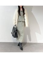 【リリーブラウン/Lily Brown】のダブル釦ツイードペプラムワンピース 人気、トレンドファッション・服の通販 founy(ファニー) ファッション Fashion レディースファッション Fashion for Women ワンピース Dresses カッティング Cutting Detail クラシカル Classical, Vintage-Inspired スマート Smart, Elegant ダブル Double, Double-Breasted ツイード／ツィード Choker, Choker Necklace フロント Front, Front Design ペプラム Peplum, Flared Hem 人気 Popular, Best Seller 今季 This Season, Current Season thumbnail MNT[021]|ID: prp329100004795409 ipo3291000000034832585