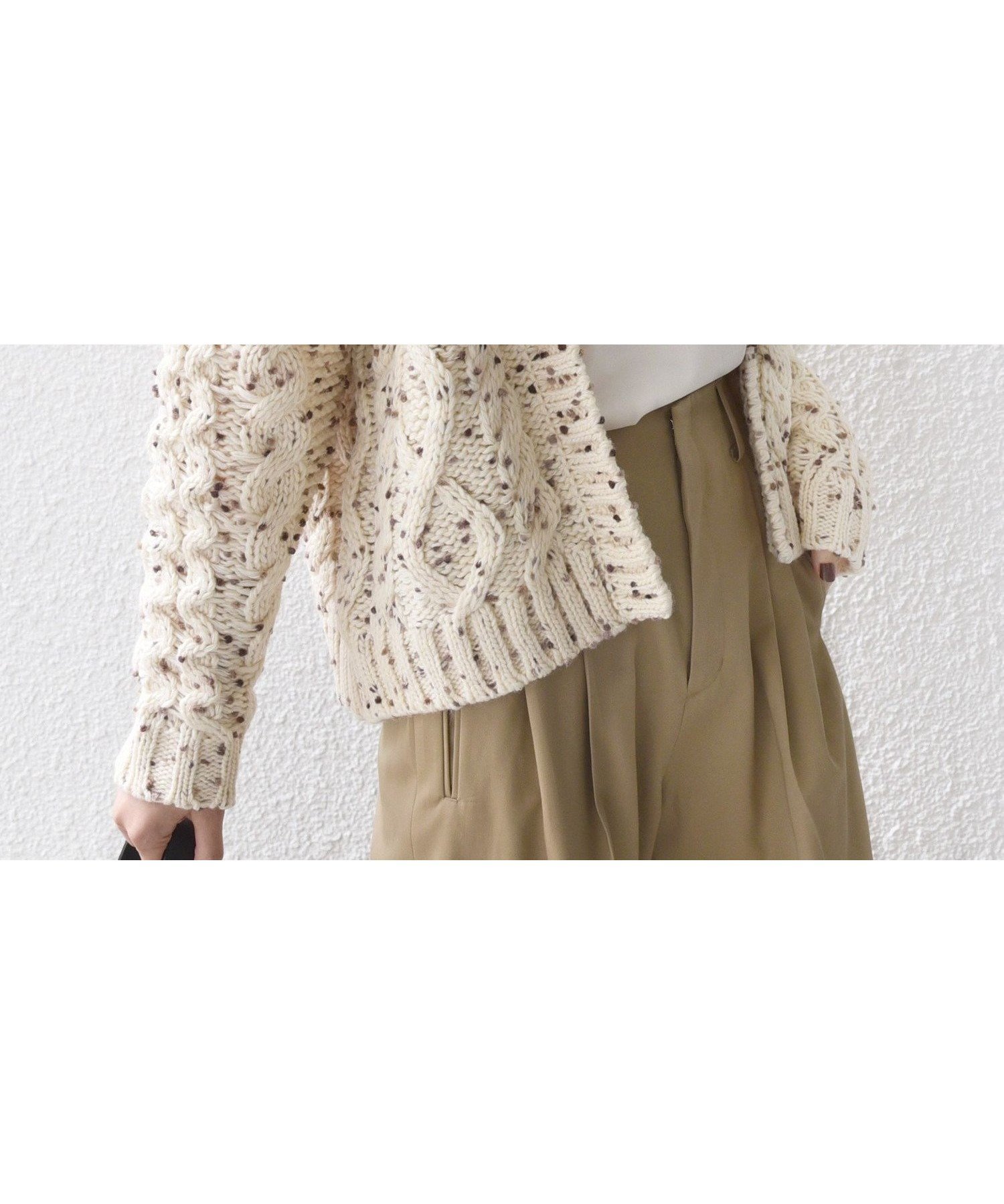 【シップス フォー ウィメン/SHIPS】の【WEB限定】 手洗い可能 ネップヤーン ケーブル ニット カーディガン インテリア・キッズ・メンズ・レディースファッション・服の通販 founy(ファニー) 　ファッション　Fashion　レディースファッション　Fashion for Women　トップス・カットソー　Cut & Sew Tops　ニット　Knit Tops & Sweaters　カーディガン・羽織り　Layered Style Cardigans　インナー　Innerwear　カーディガン　Cardigan, Knitwear　デニム　Denim, Jeans Material　トレンド　Trend, Trending Now　ネップ　Nepp, Slub Yarn　ベーシック　Basic, Essential　ポケット　Pocket, Pocket Detail　羽織　Haori, Light Jacket　リラックス　Relax, Relaxed Fit　冬　Winter / This Winter　2025年　2025　2025-2026秋冬・A/W　Autumn/Winter 2025–26 AW25–26　オフホワイト|ID: prp329100004795412 ipo3291000000034792756