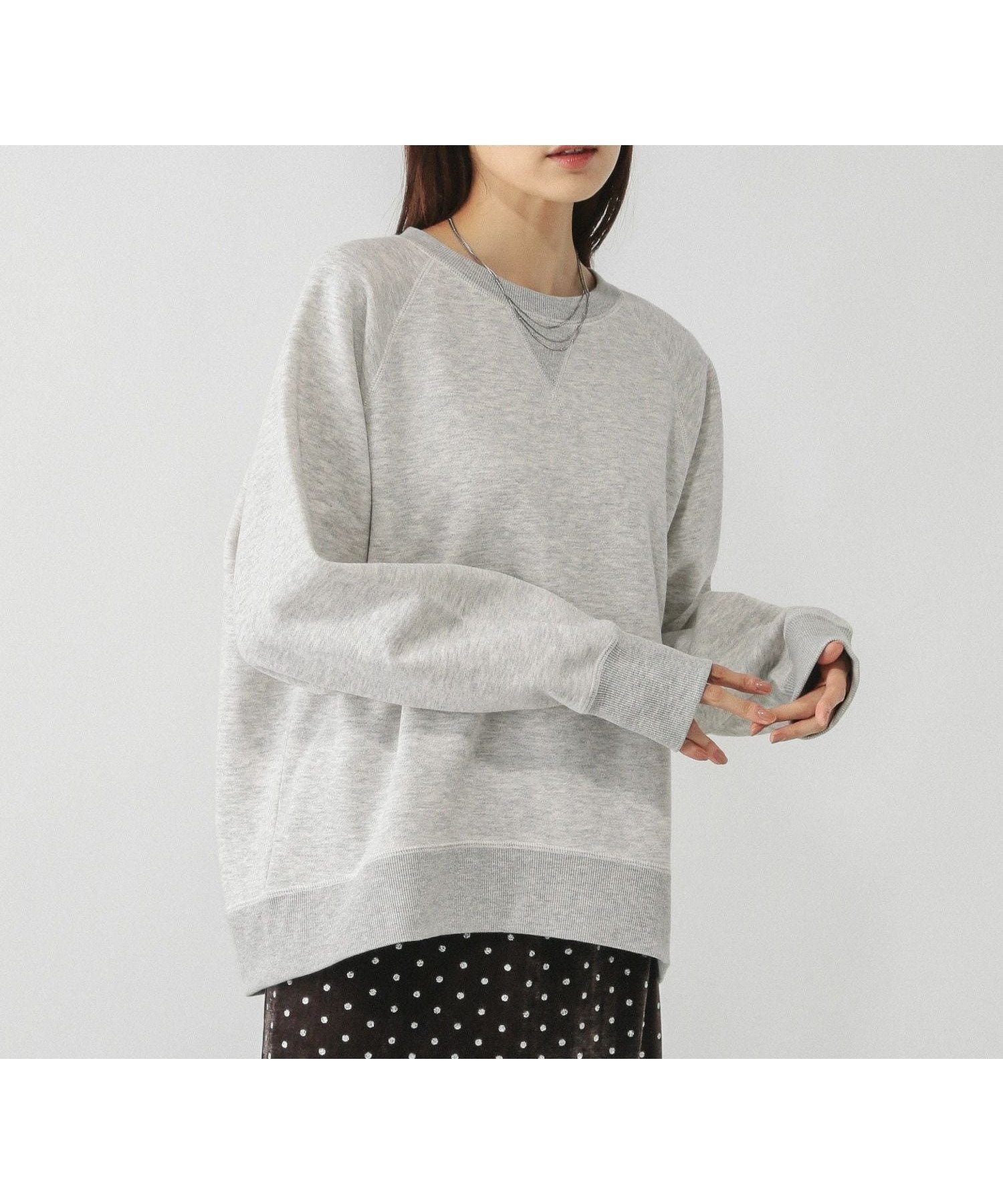 【グローバルワーク/GLOBAL WORK】のやわらか裏起毛カラープルオーバー/580979 インテリア・キッズ・メンズ・レディースファッション・服の通販 founy(ファニー) ファッション Fashion レディースファッション Fashion for Women トップス・カットソー Cut & Sew Tops カジュアルプルオーバー・ニットトップス Pullovers & Knit Tops / Casual Pullovers おすすめ Recommended / Our Picks シアー Sheer, See-Through スウェット / スエット Sweatshirt, Sweatwear ストライプ Stripe, Striped Pattern チュール Tulip, Tulip Motif デニム Denim, Jeans Material 切替 Switching, Contrast Panel 春 Spring 杢グレー12|ID: prp329100004795414 ipo3291000000034881998