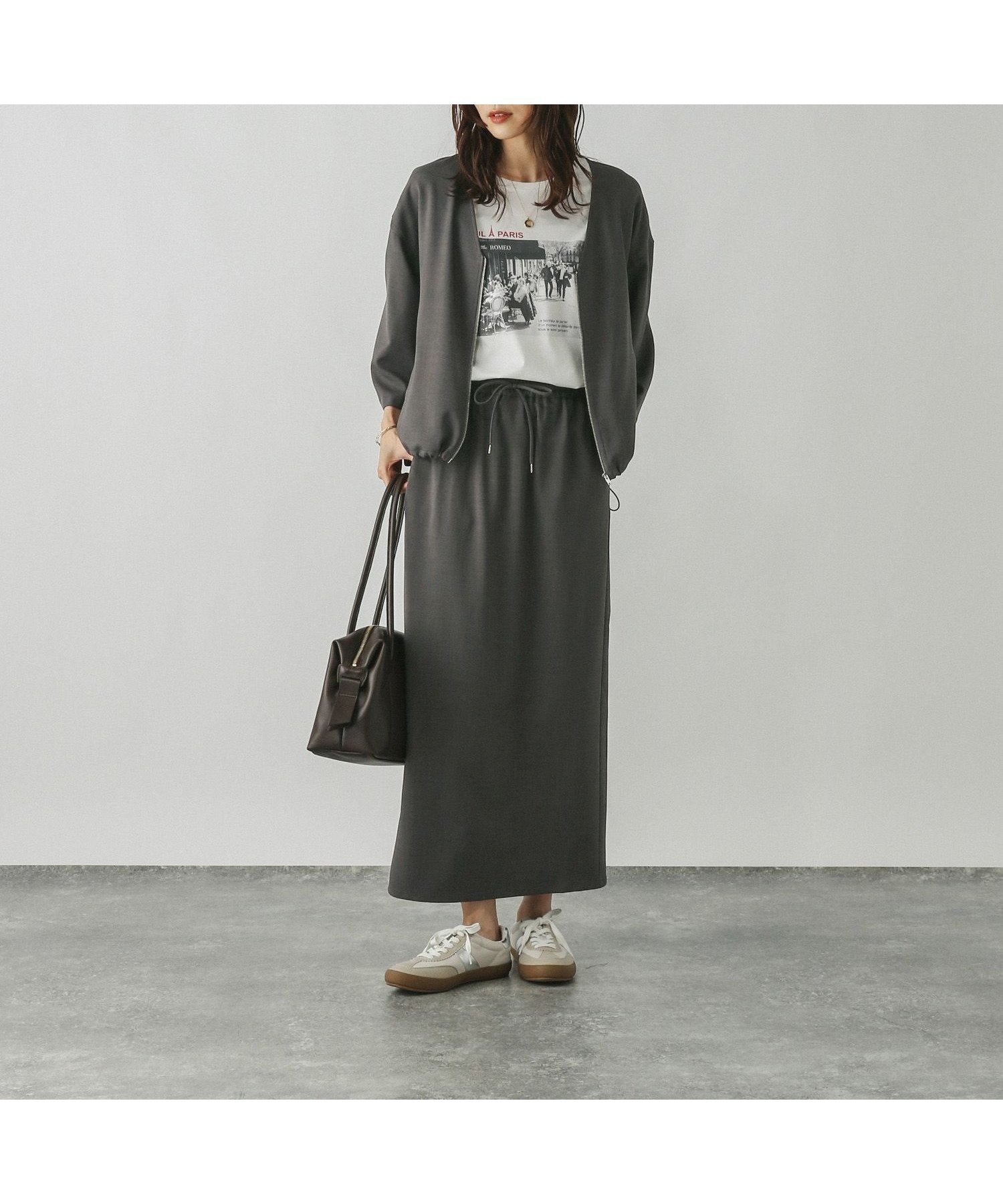 【グローバルワーク/GLOBAL WORK】のシャツブルゾン*スカートセット/583901 人気、トレンドファッション・服の通販 founy(ファニー) 　ファッション　Fashion　レディースファッション　Fashion for Women　アウター　Coat / Outerwear Collection　ブルゾンジャケット・スポーティアウター　Blouson Jackets　インナー　Innerwear　ブルゾン　Blouson, Bomber Jacket　ロング　Long, Long-Length　春　Spring　楽ちん　Easy Fit, Comfortable　 other-1|ID: prp329100004795417 ipo3291000000034830334