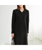 【スタイルデリ/STYLE DELI】のリブ編みVネックロングワンピース 人気、トレンドファッション・服の通販 founy(ファニー) ファッション Fashion レディースファッション Fashion for Women ワンピース Dresses インナー Innerwear クール Cool, Chic シンプル Simple, Minimal スリット Slit, Slit Detail 定番 Standard, Basic Item 長袖 Long Sleeve, Full Sleeve パープル Purple, Violet フィット Fit, Slim Fit ポケット Pocket, Pocket Detail 防寒 Cold Protection, Winter-Ready thumbnail ブラック|ID: prp329100004795423 ipo3291000000034977732